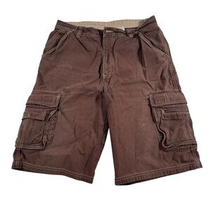 Y2K Vintage 725 Originals Heavyduty Brown Cargo Shorts